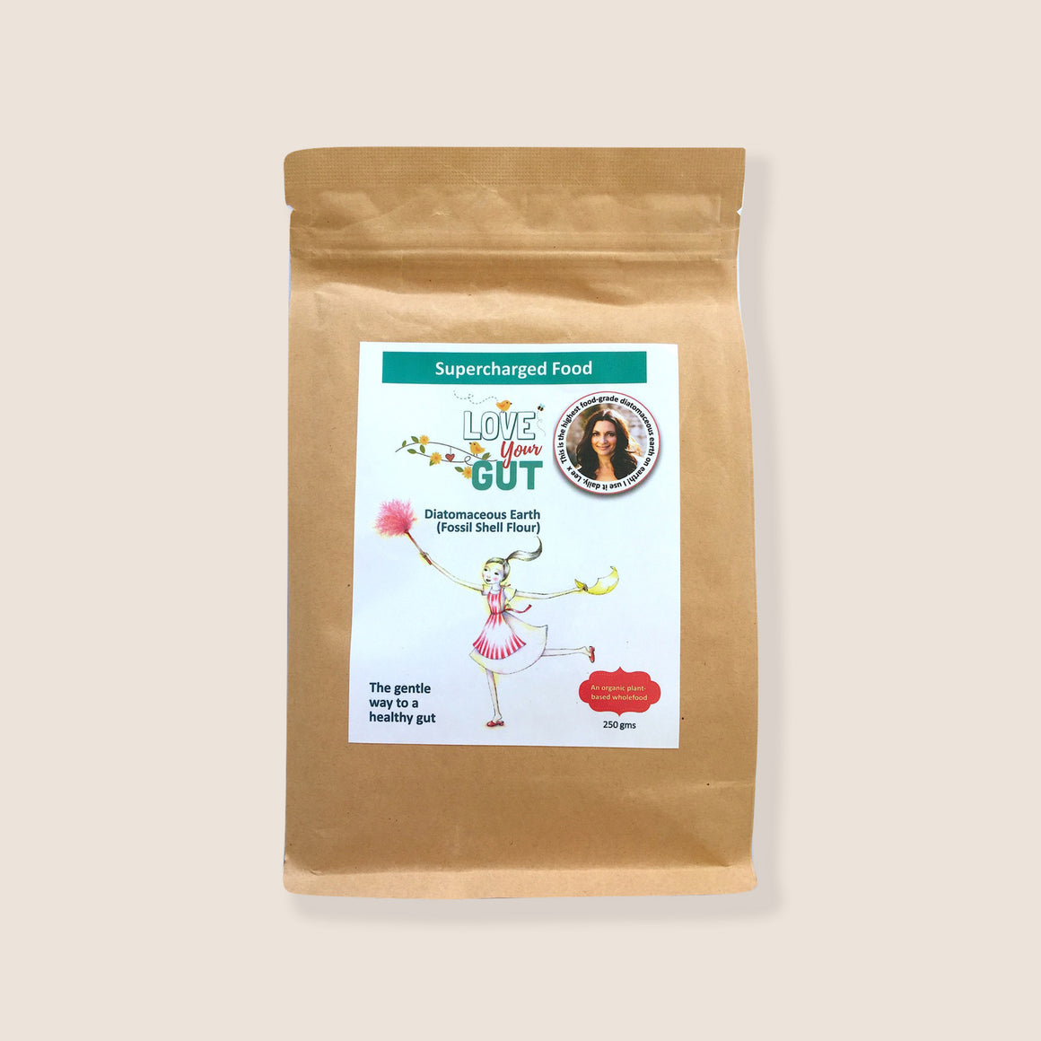 Love Your Gut diatomaceous earth powder, 250g