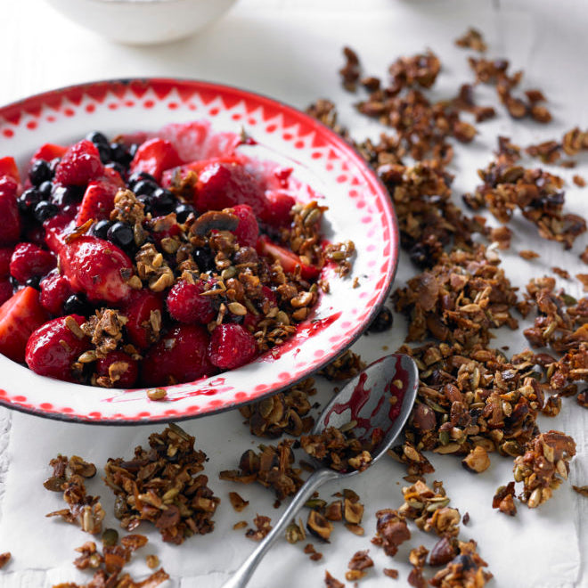 A Delicious Homemade Berry Crumble That Is Good for Your Gut Health