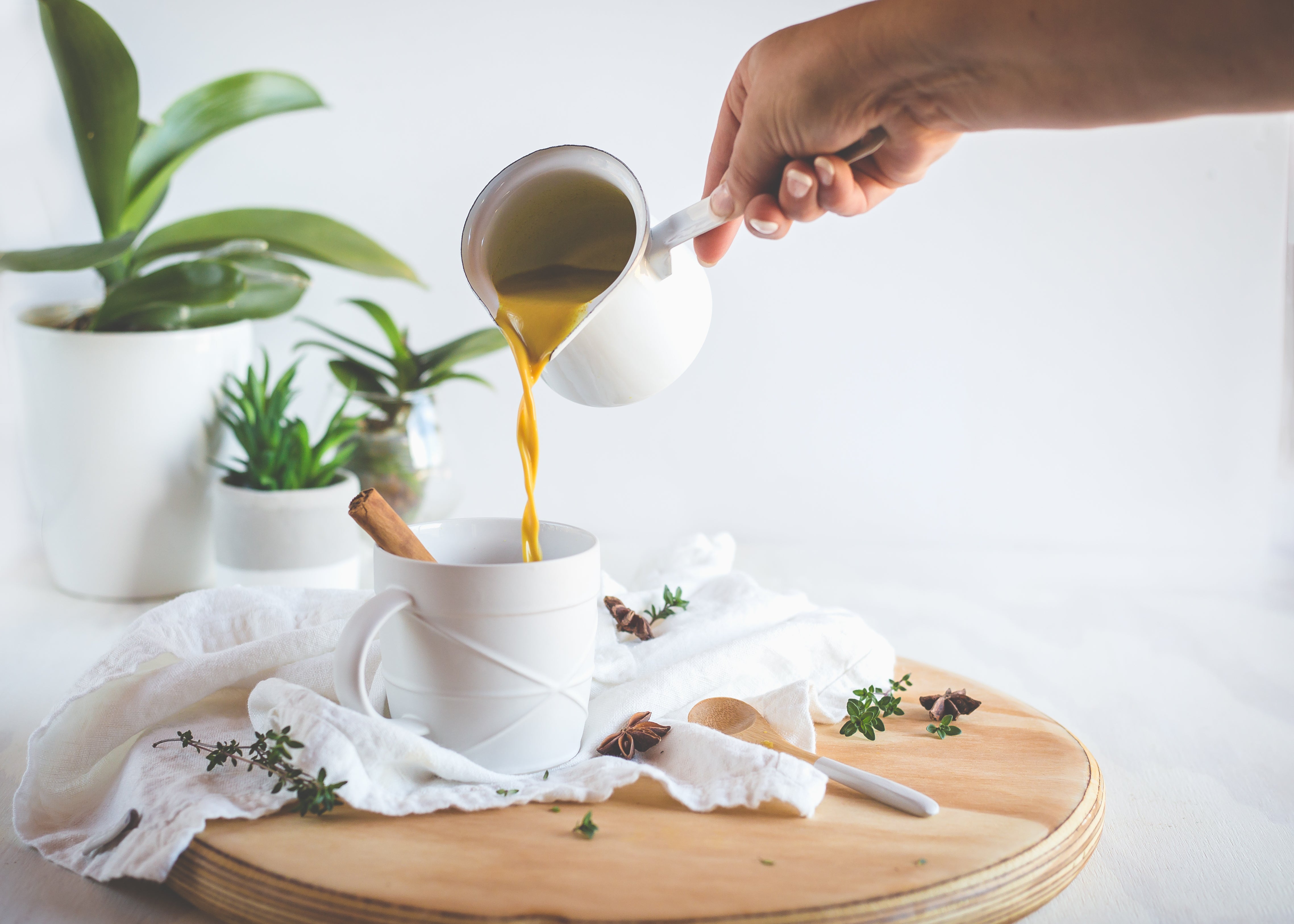Naturally Boost Energy with Golden Coconut Chai Latte