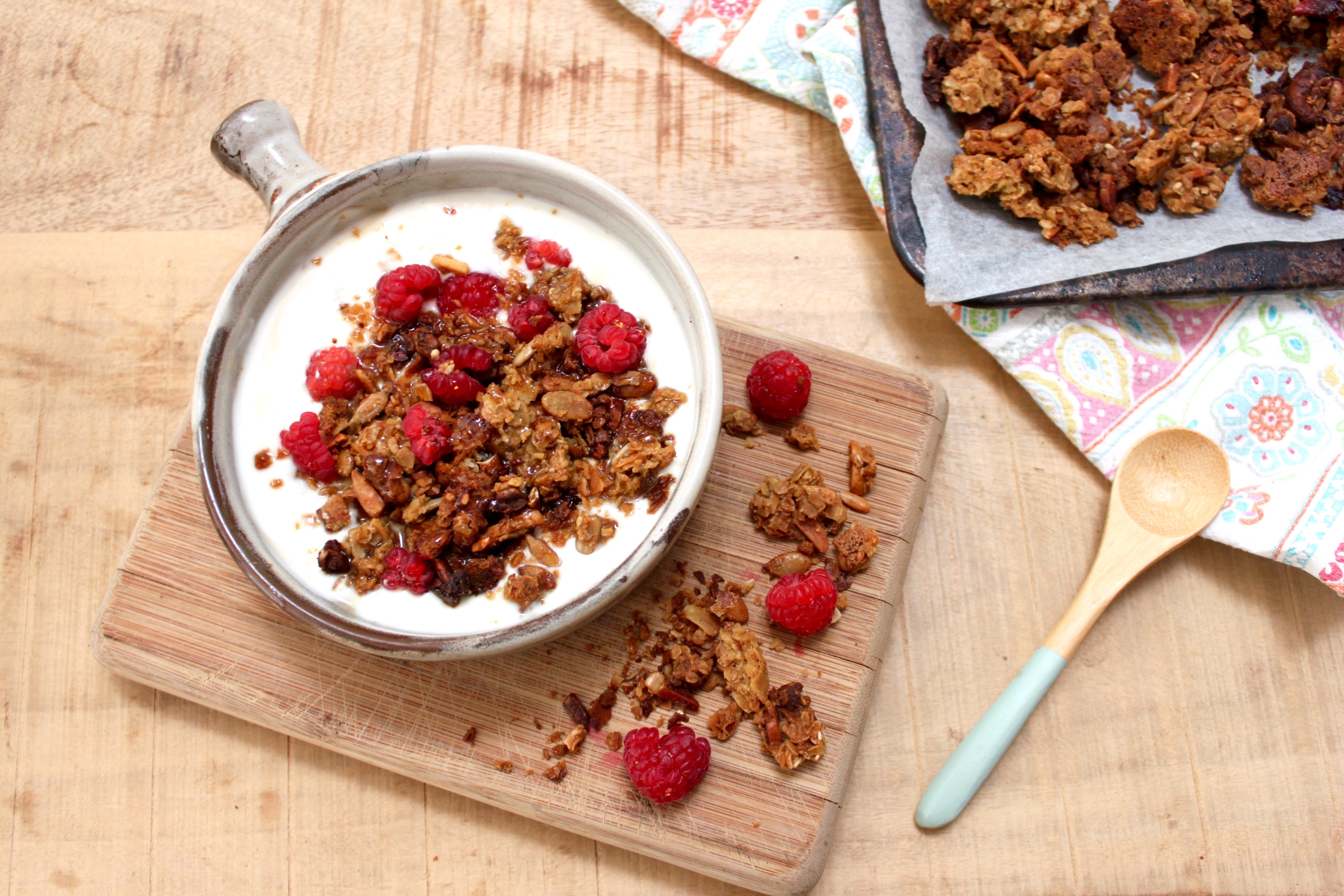 Golden Granola Clusters