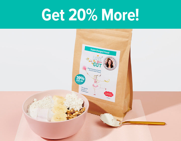 Nourished Life Exclusive Offer - 20% MORE Love Your Gut Powder for FREE!