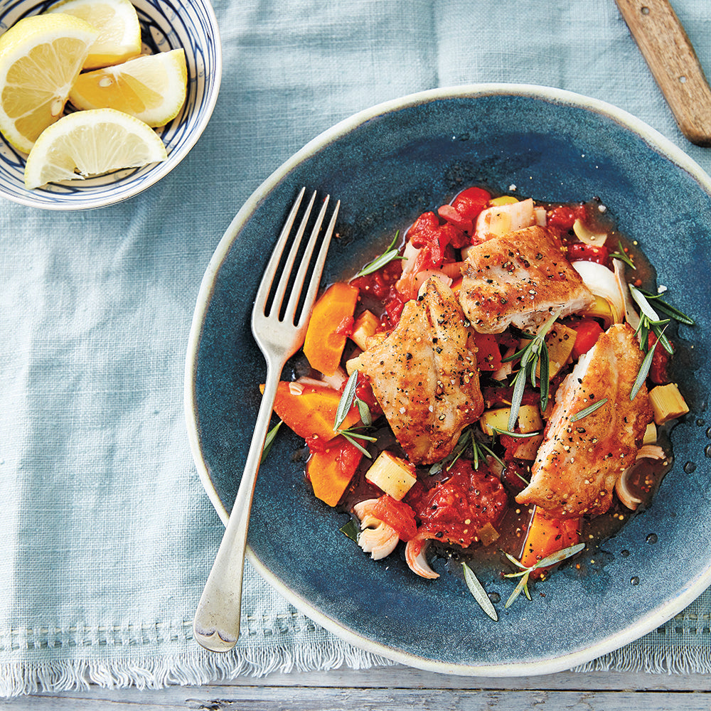 Showcasing a delicious Rosemary and Thyme Chicken Stew