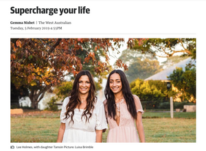 Supercharge Your Life featured on The West Australian