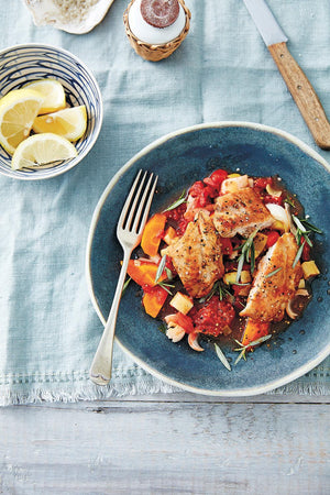 Slow cooking is the key to a healthy winter + Rosemary and Thyme Chicken Stew Recipe