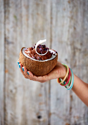 Mocha and Banana Love Your Gut Smoothie Bowl