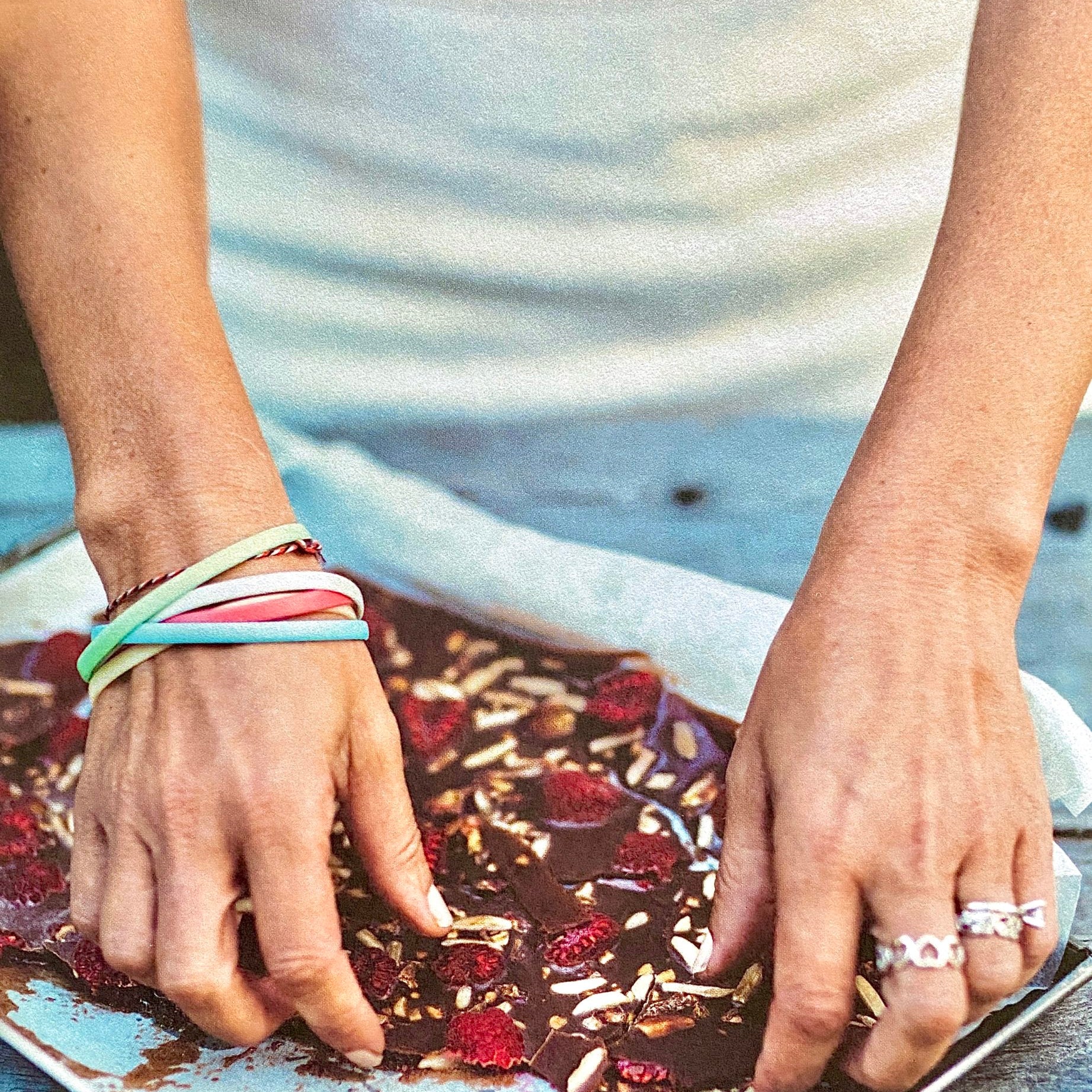 Sea Salt, Fresh Raspberry & Slivered Almond Chocolate