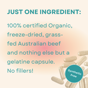 Love Your Gut Organic Beef Liver 120 Grass Fed Capsules