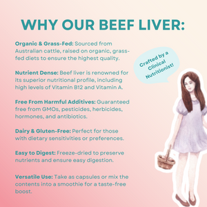 Love Your Gut Organic Beef Liver 120 Grass Fed Capsules