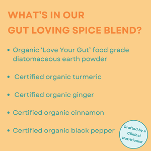 Love Your Gut Golden Gut Diatomaceous Earth powder, Turmeric Blend