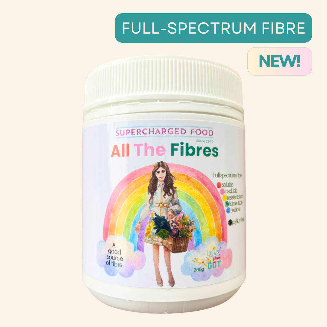 All The Fibres: soluble, insoluble, prebiotic, fermentable and resistant starch fibre in every spoonful