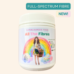 All The Fibres: soluble, insoluble, prebiotic, fermentable and resistant starch fibre in every spoonful