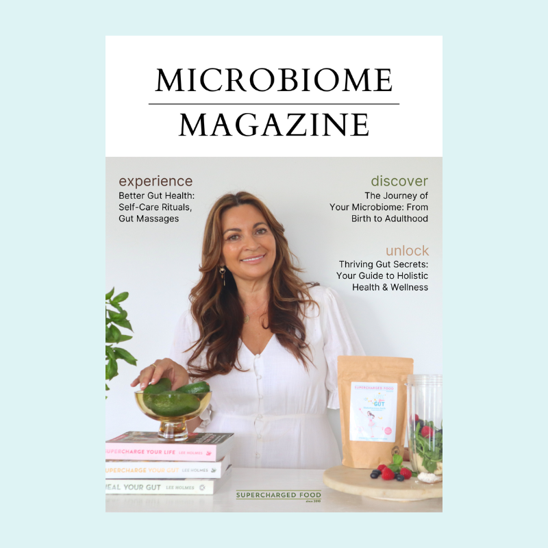 Cover of a microbiome magazine