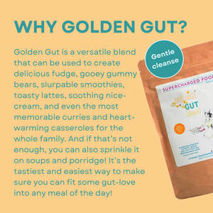 Love Your Gut Golden Gut Diatomaceous Earth powder, Turmeric Blend