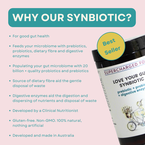 Love Your Gut Synbiotic | Australia's No.1 Premium Probiotic and Prebiotic for Gut Health
