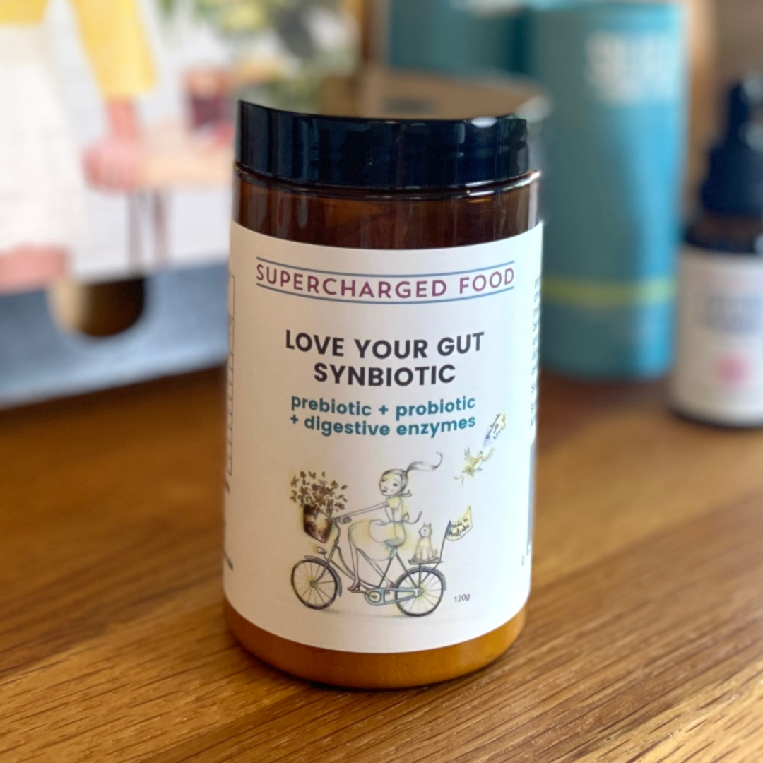 LOVE YOUR GUT SYNBIOTIC BLEND, BY SUPERCHARGED FOOD