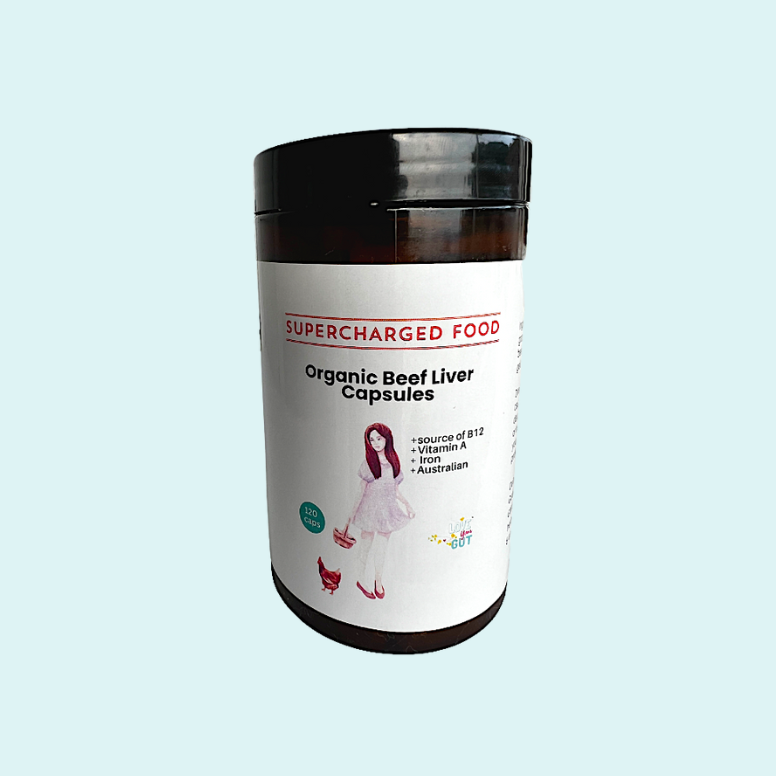 ORGANIC BEEF LIVER 120 Grass Fed Capsules