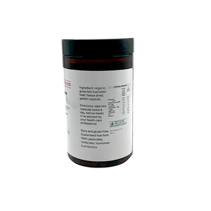 ORGANIC BEEF LIVER 120 Grass Fed Capsules